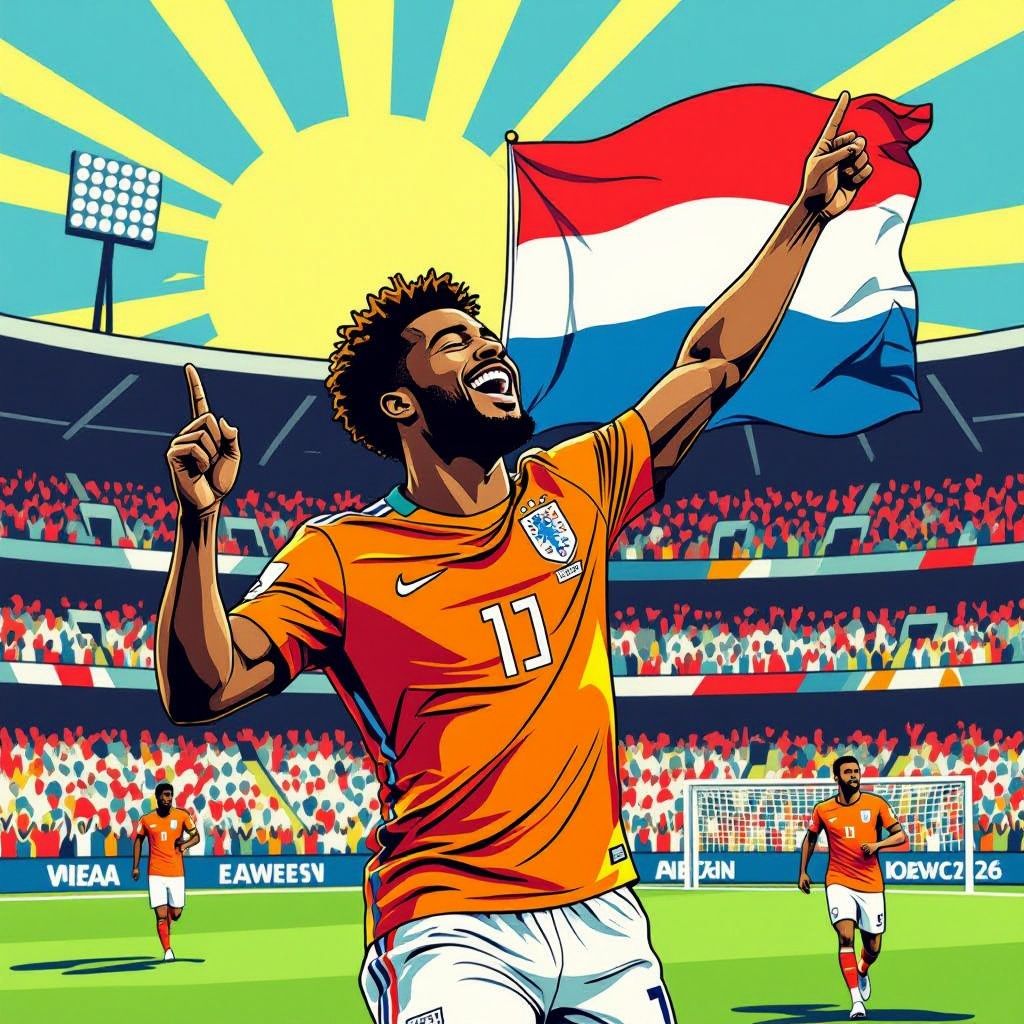 Crysencio Summerville viert doelpunt met dank aan God