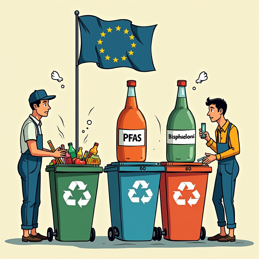 eu moet giftige stoffen in verpakkingen afdwingen, waarschuwt zero waste europe