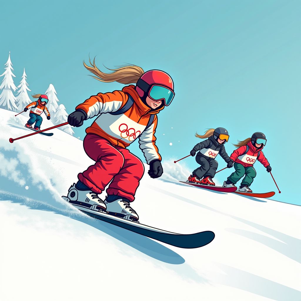 anna gasser sprint naar historische kans in milan