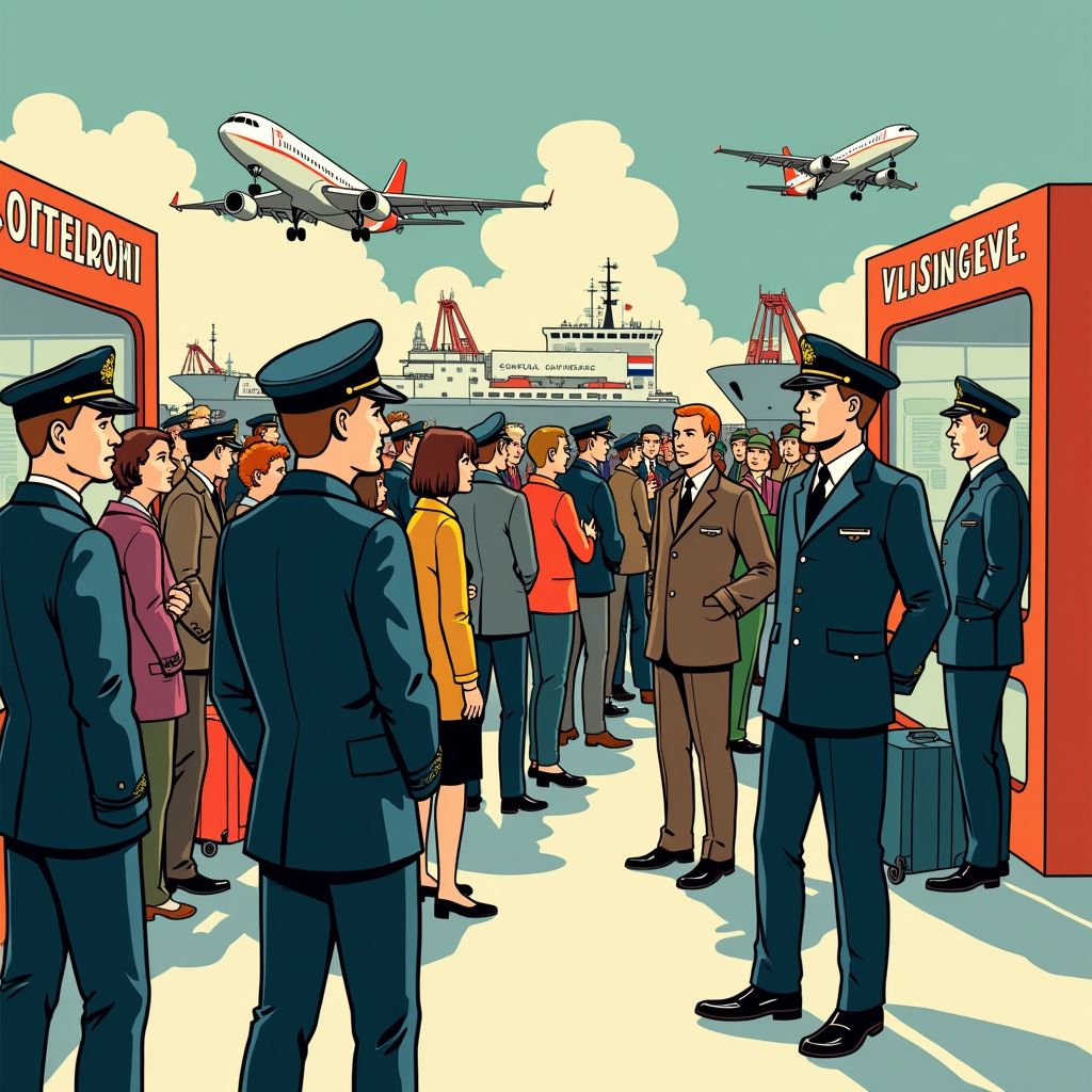 douaniers staken met extra controles voor beter salaris