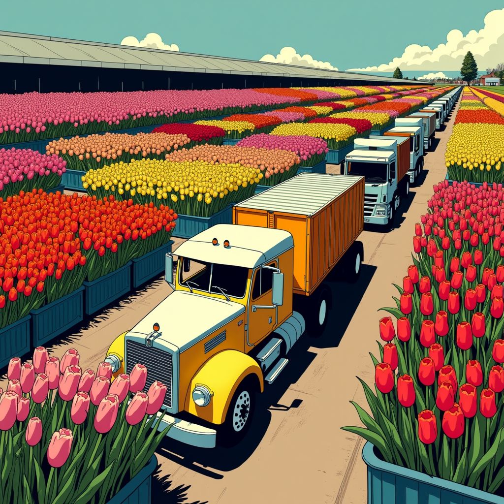 how cocaine hides among the flowers at aalsmeer