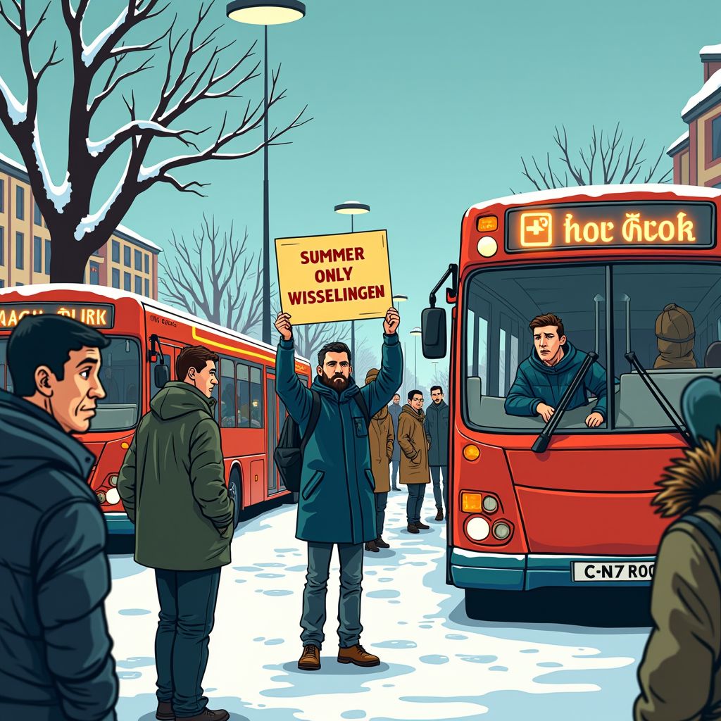 cnv wil einde aan winterse ov-chaos: wissel alleen nog in de zomer