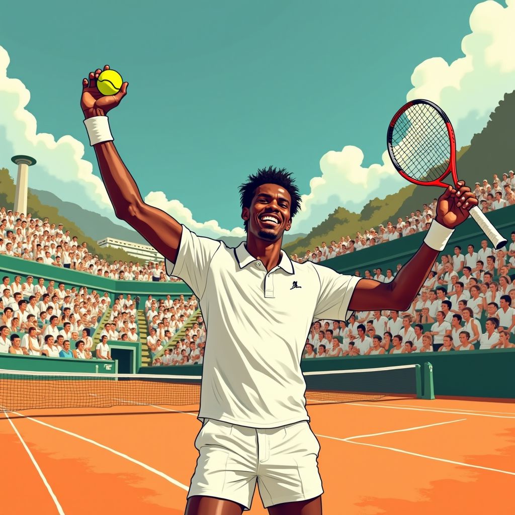 Monfils schrijft geschiedenis in Monte Carlo met comebackzege op Griekspoor