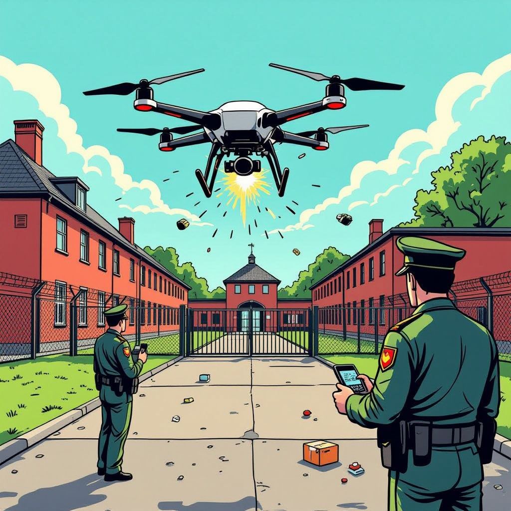 gevangenissen mogen vanaf 1 juli drones zelf neerschieten