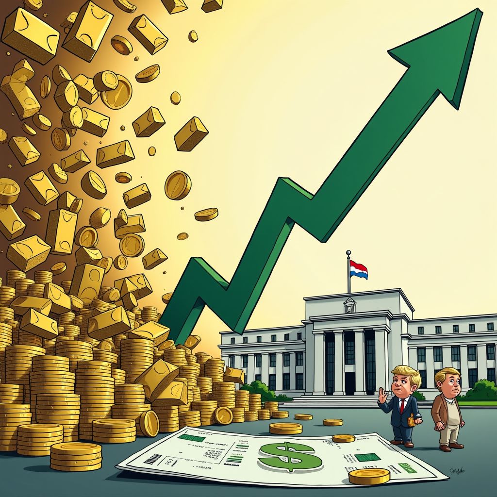 goud en zilver storten in na nominatie voor nieuwe fed-voorzitter