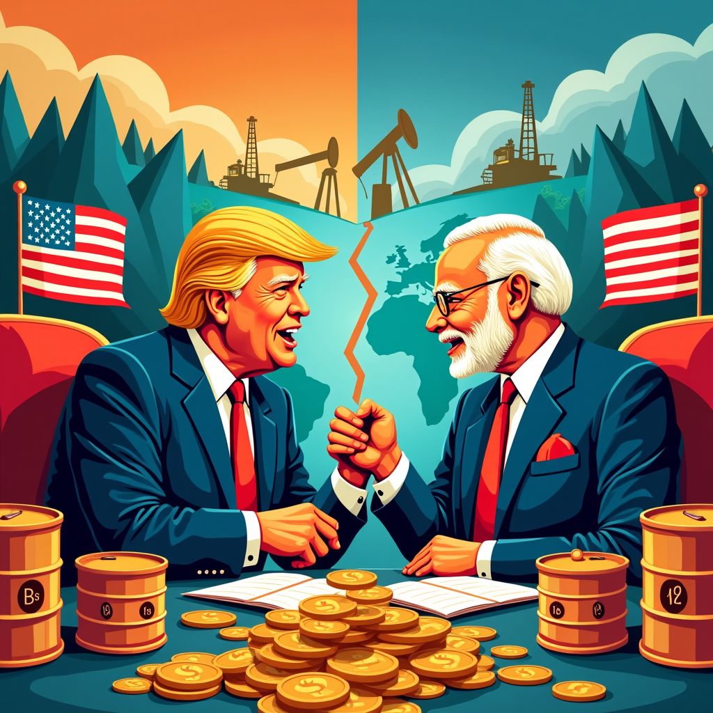 india stopt met russische olie in ruil voor lagere amerikaanse tarieven