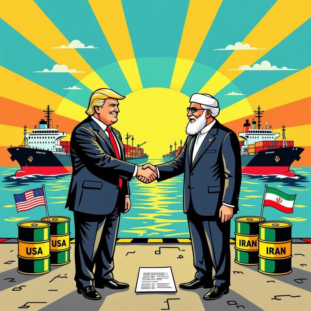 vs en iran halen adem: vredesakkoord nadert, olieprijs daalt