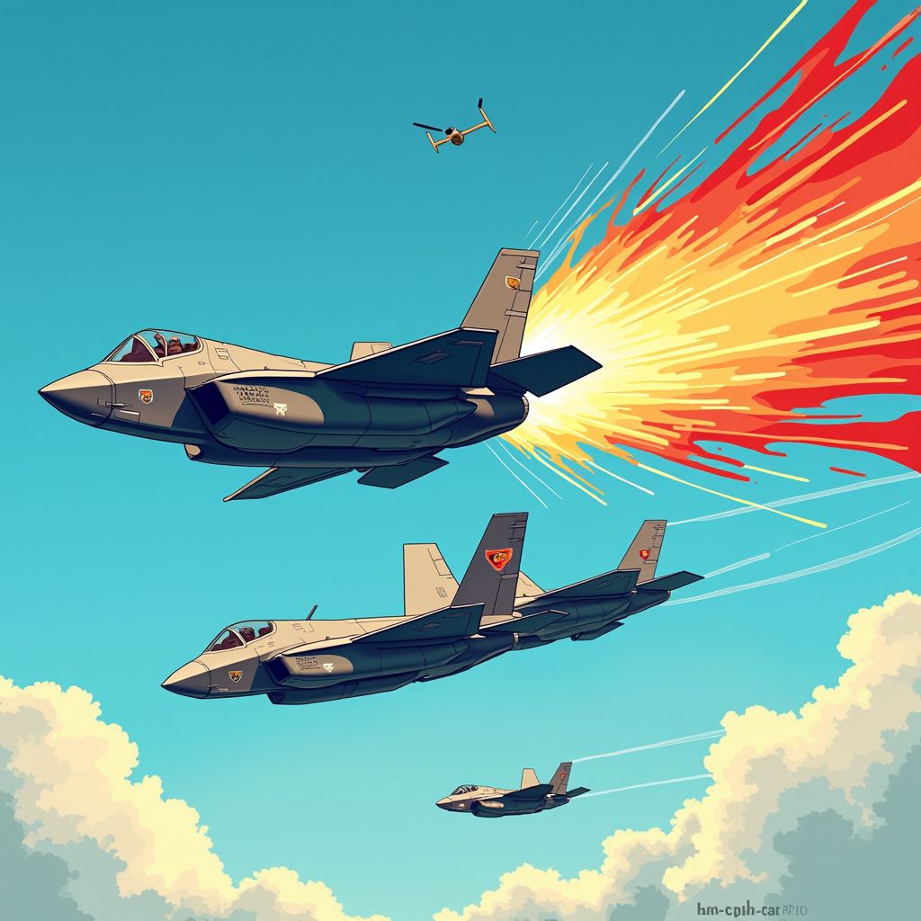 F-35's schoten zondag de lucht in voor een drone – en braken de geluidsbarrière