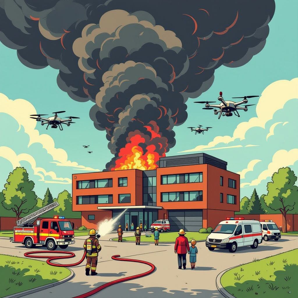 rookwolken en evacuatie: grote brand treft ggz-locatie in halsteren