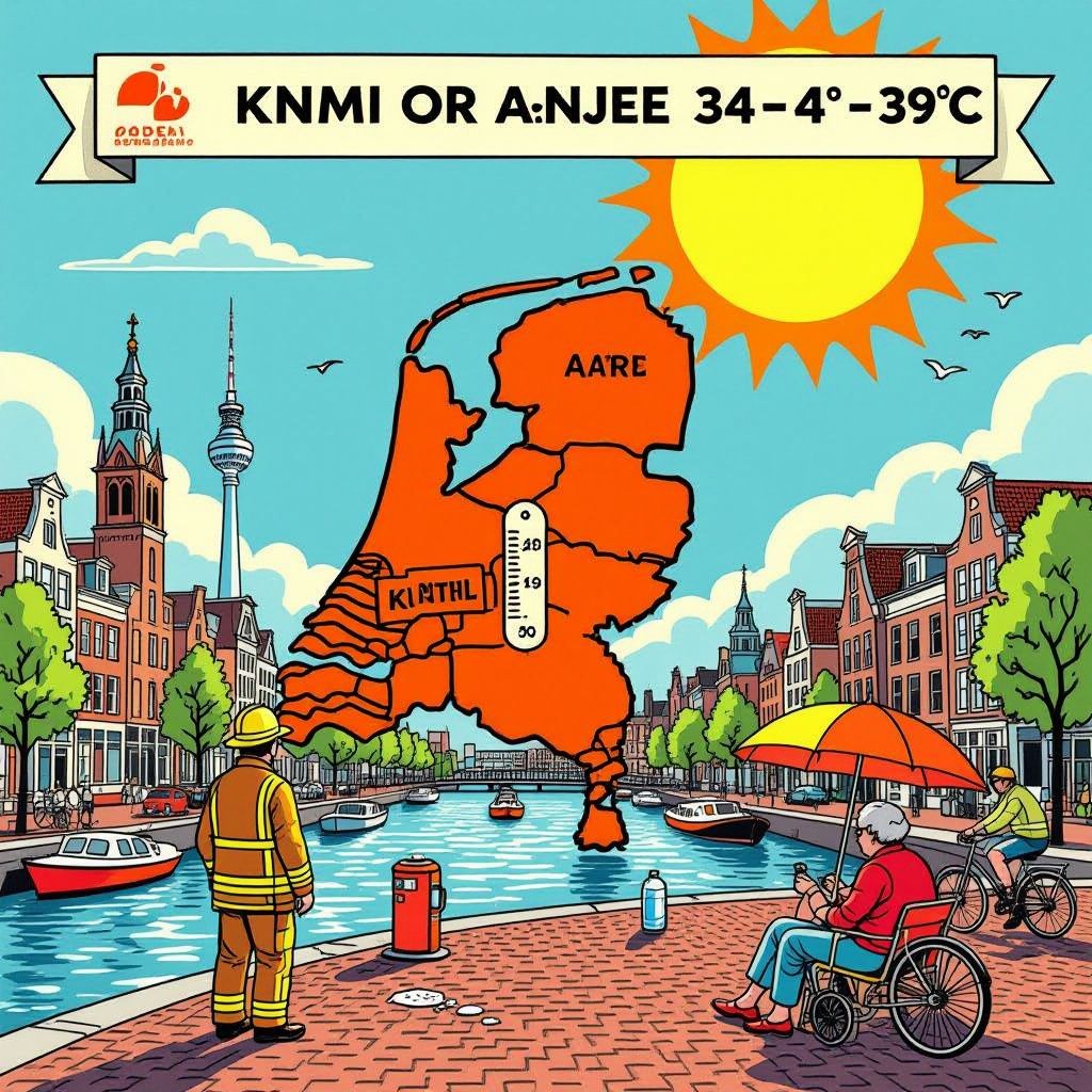 midden en zuiden krijgen woensdag code oranje: hitte kan tot 38°C oplopen