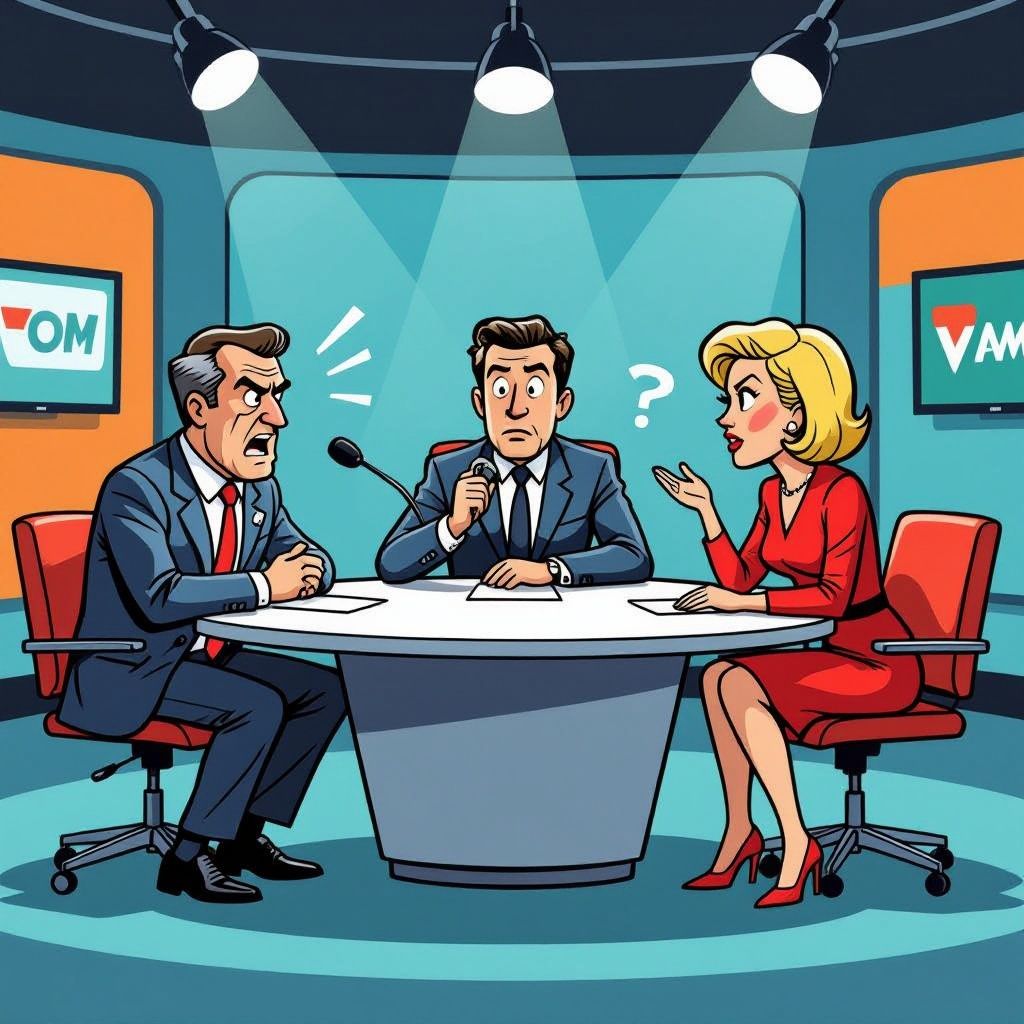 Gevonnisde opinie: maaskant explodeert over vlam in tv-ruzie