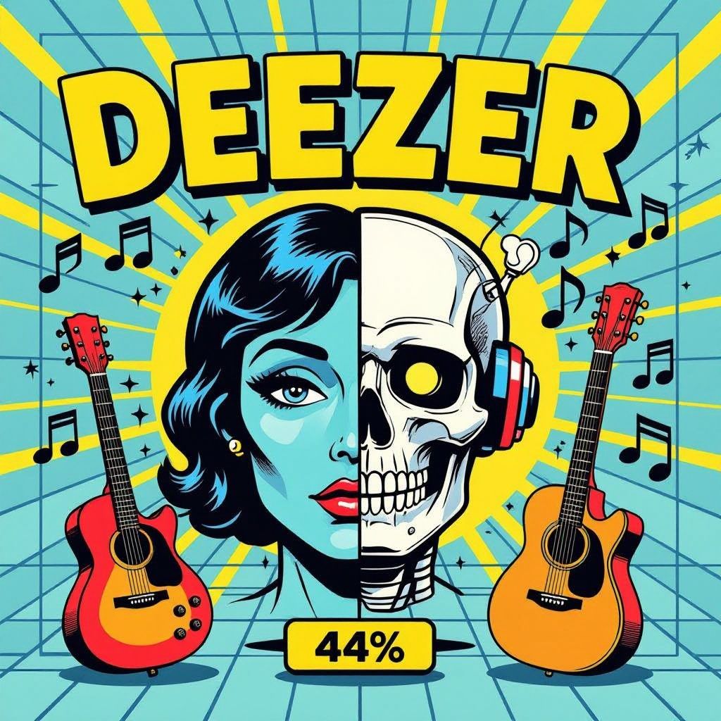 44 percent of new music on deezer is now ai-generated