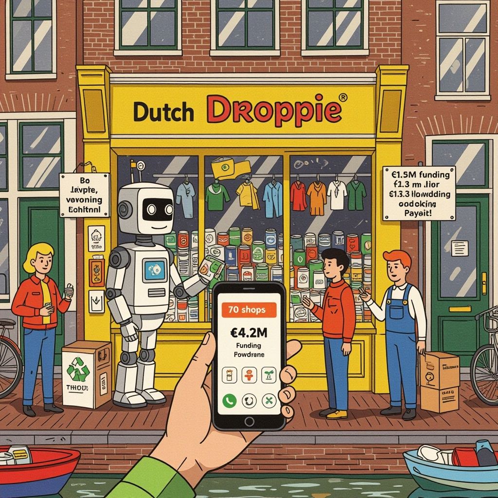 droppie breidt uit: 70 recyclewinkels na €4,2 mln financiering