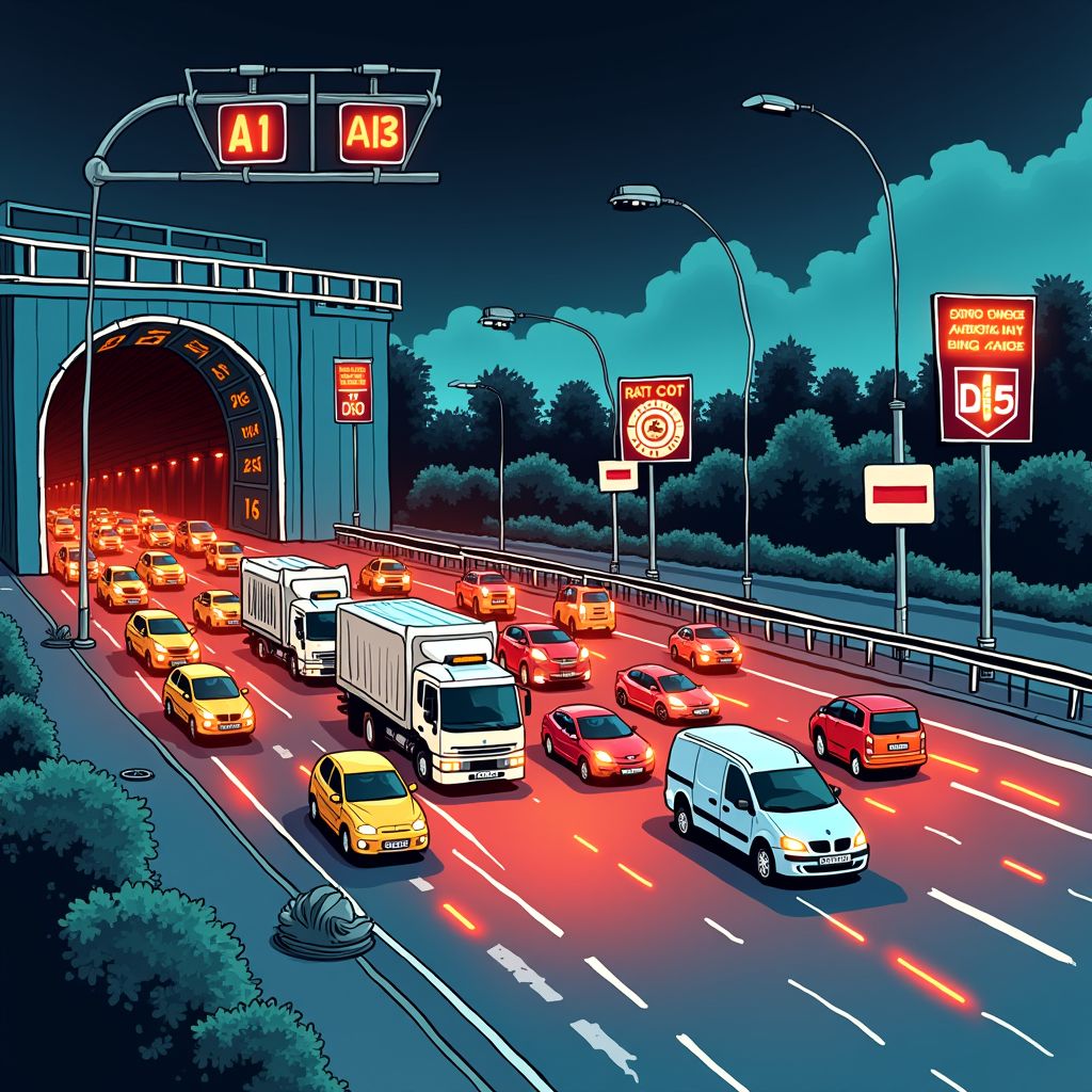 technische storing zorgt voor complete sluiting van rottemerentunnel