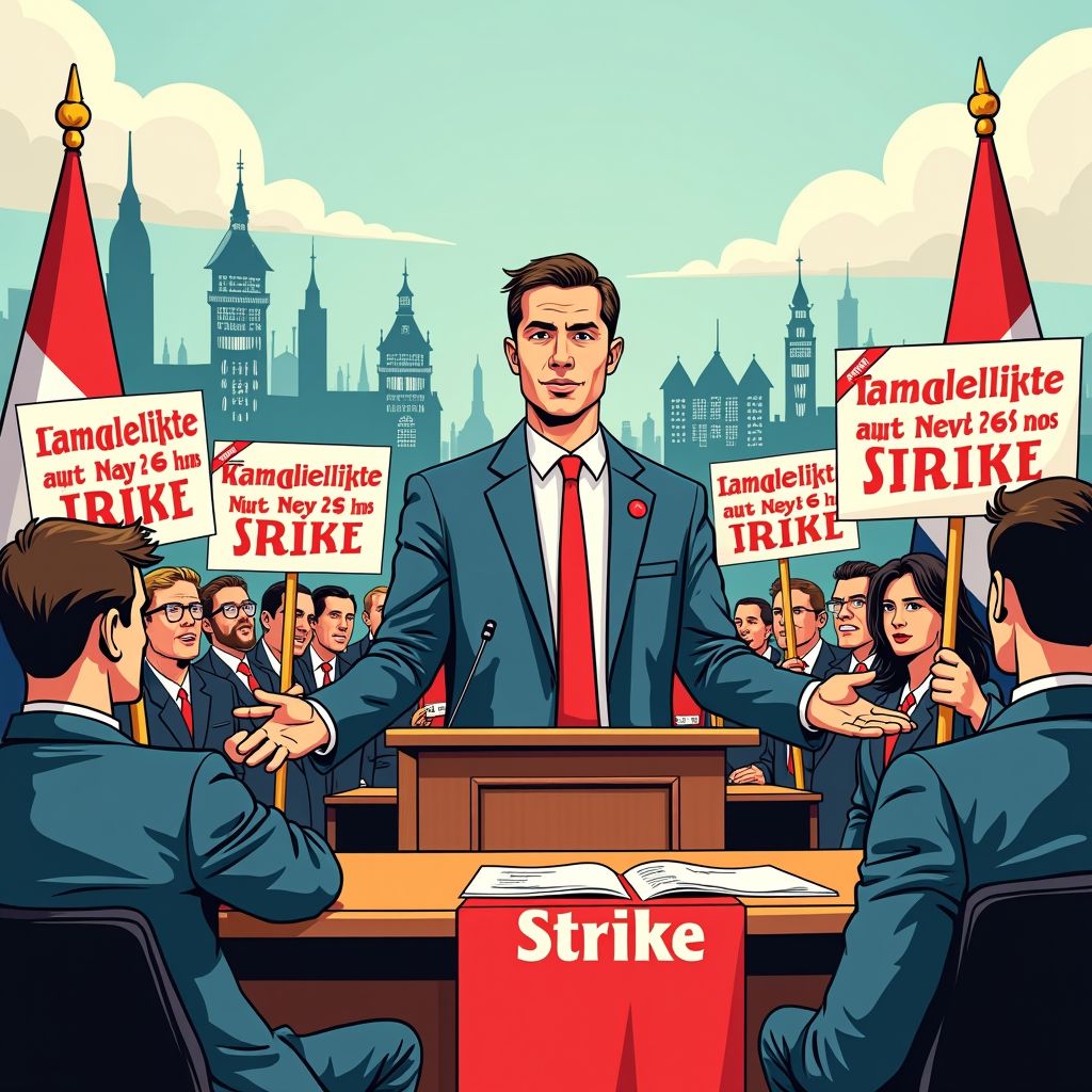 tweede kamer stilgelegd door staking