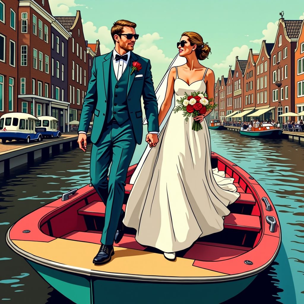 donny van de beek stapt in het huwelijksbootje met estelle bergkamp