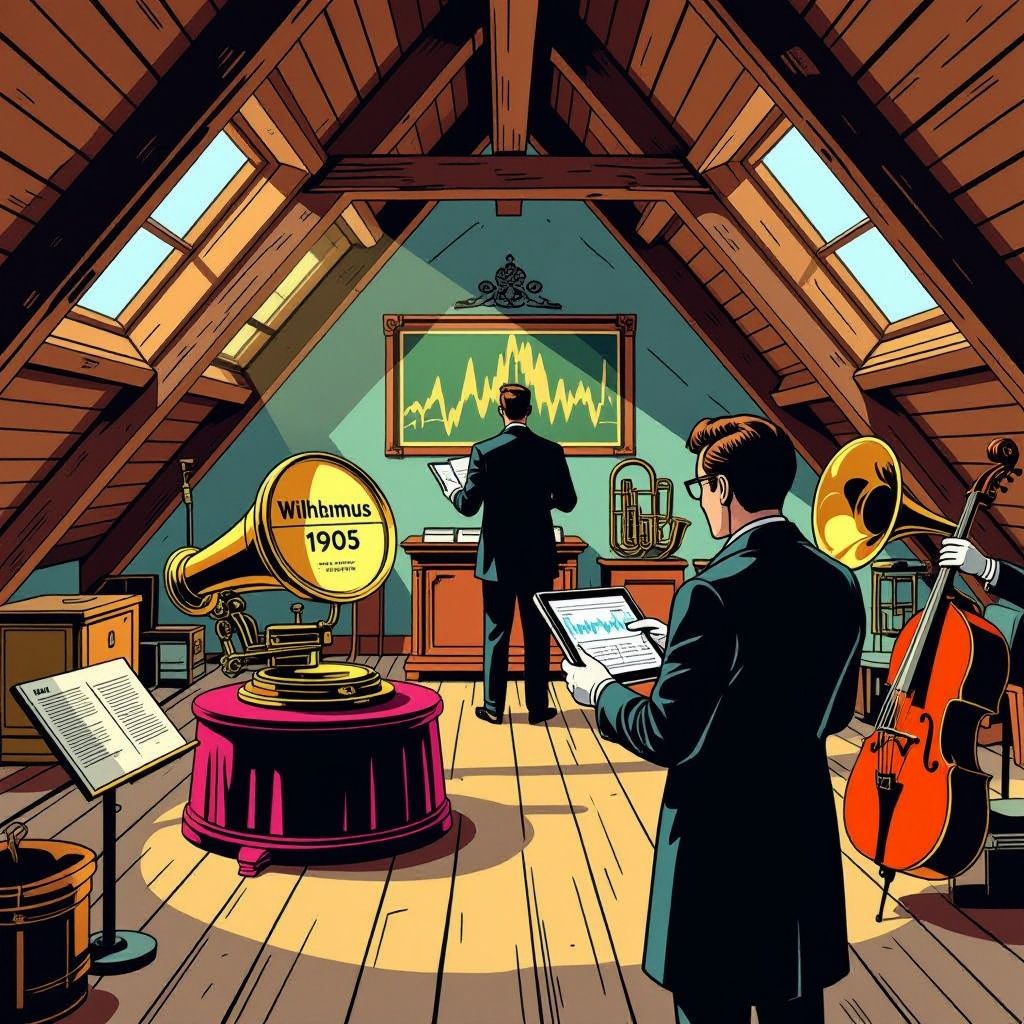 oude wasrol met wilhelmus uit 1905 ontdekt op zolder van grammofoonmuseum