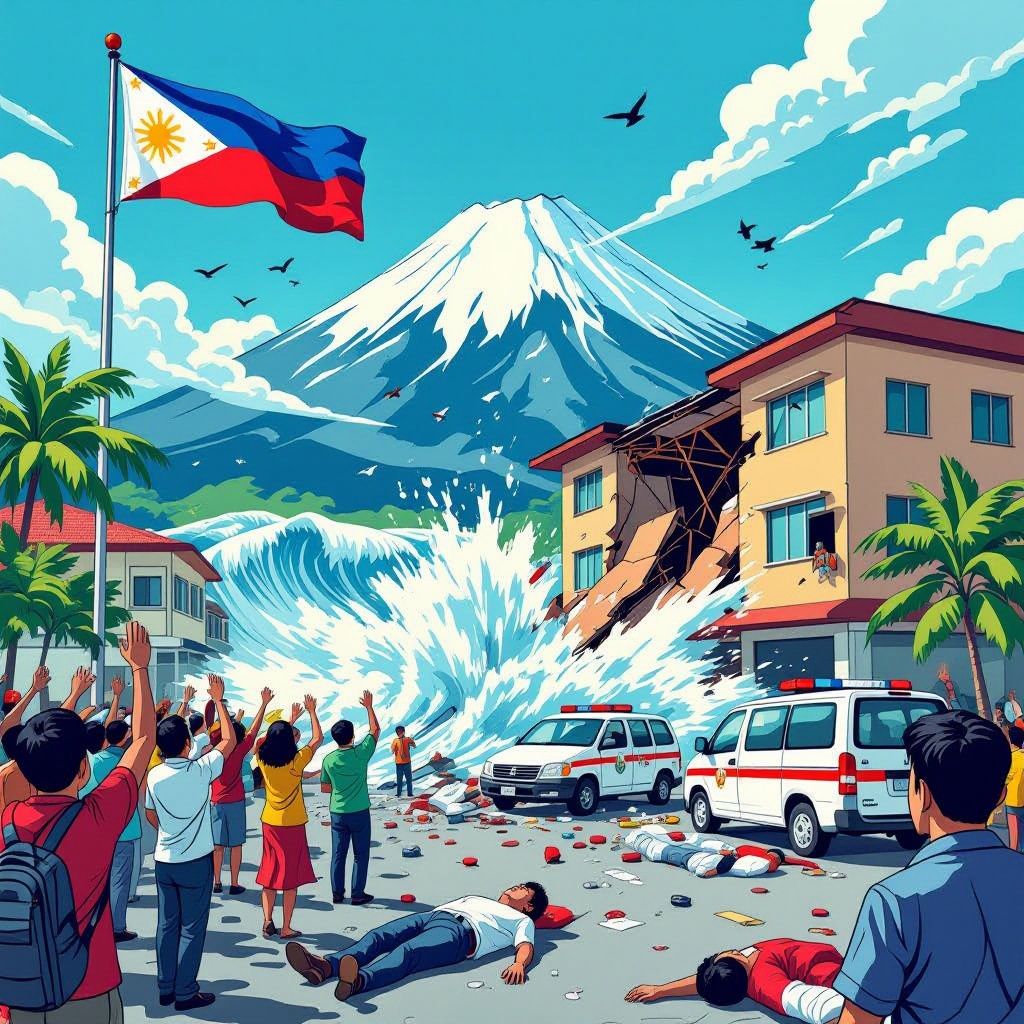 sterke aardbeving bij mindanao zorgt voor tsunamiwaarschuwingen in meerdere landen