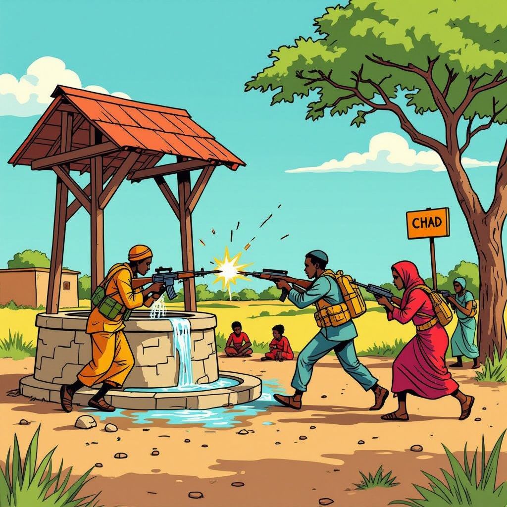 gewapende gevechten om waterput in tsjaad eisen zeker 42 levens