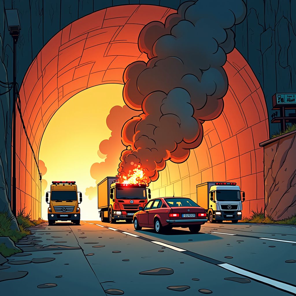 brandende voertuigen in heinenoordtunnel zorgen voor chaos op de a29