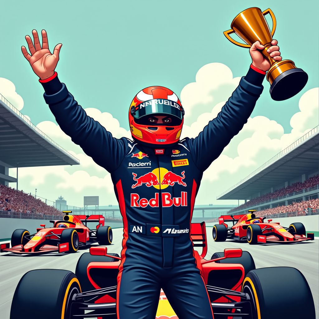 Lando Norris wordt wereldkampioen Formule 1, terwijl Verstappen de race wint