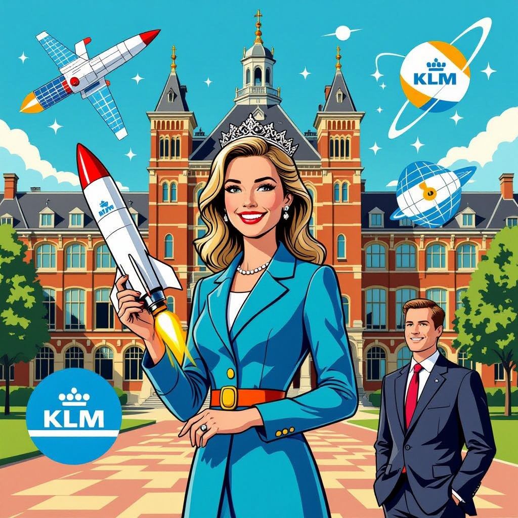 prinses ariane kiest voor ruimtevaarttechniek in delft