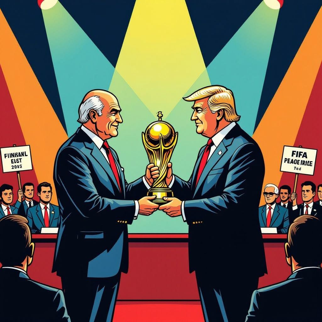fifa reikt vredesprijs uit aan trump tijdens wk-loting