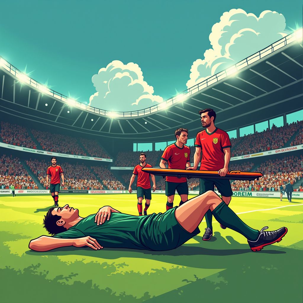 aanvoerder resink uitgeschakeld door zware knieblessure