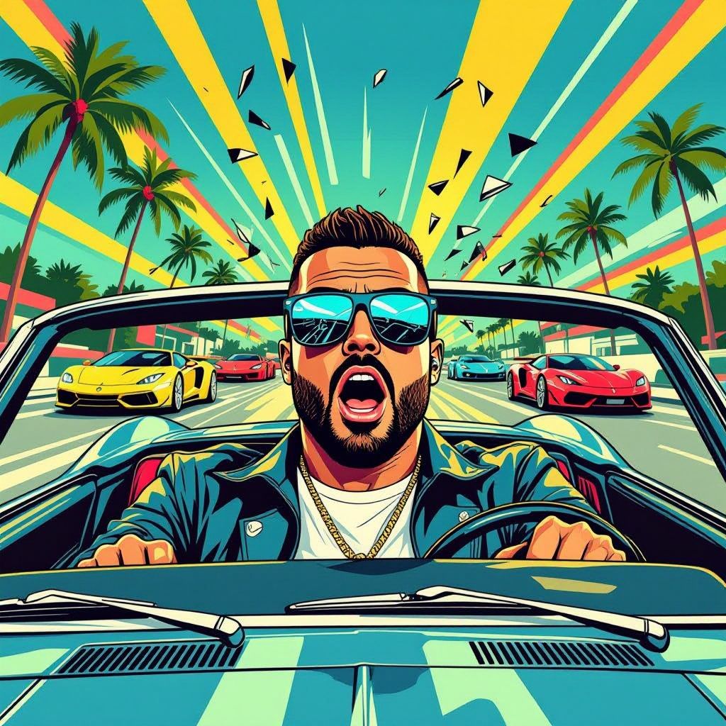 afrojack ontsnapt aan chaos tijdens gumball rally