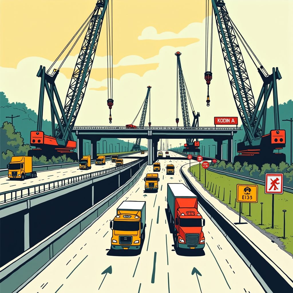 plan je rit: dagenlange files rond antwerpen door brugvervanging en politieacties