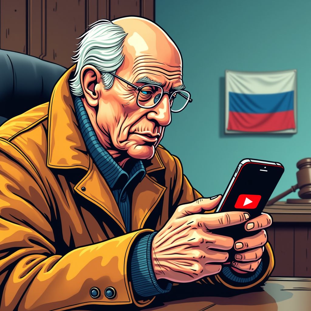 pensionado in murmansk gefinet voor het liken van twee youtube-video's