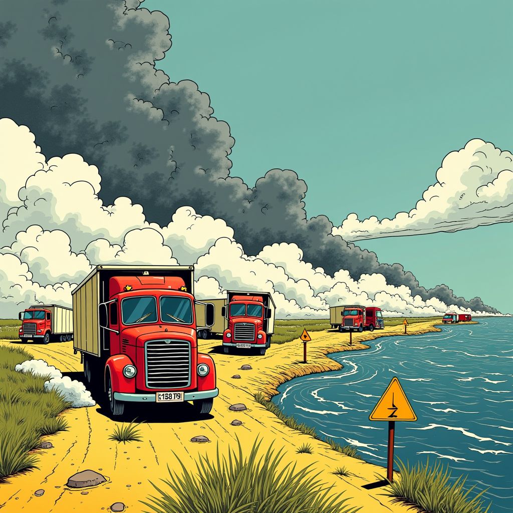 krachtige windstoten treffen noord-holland en friesland