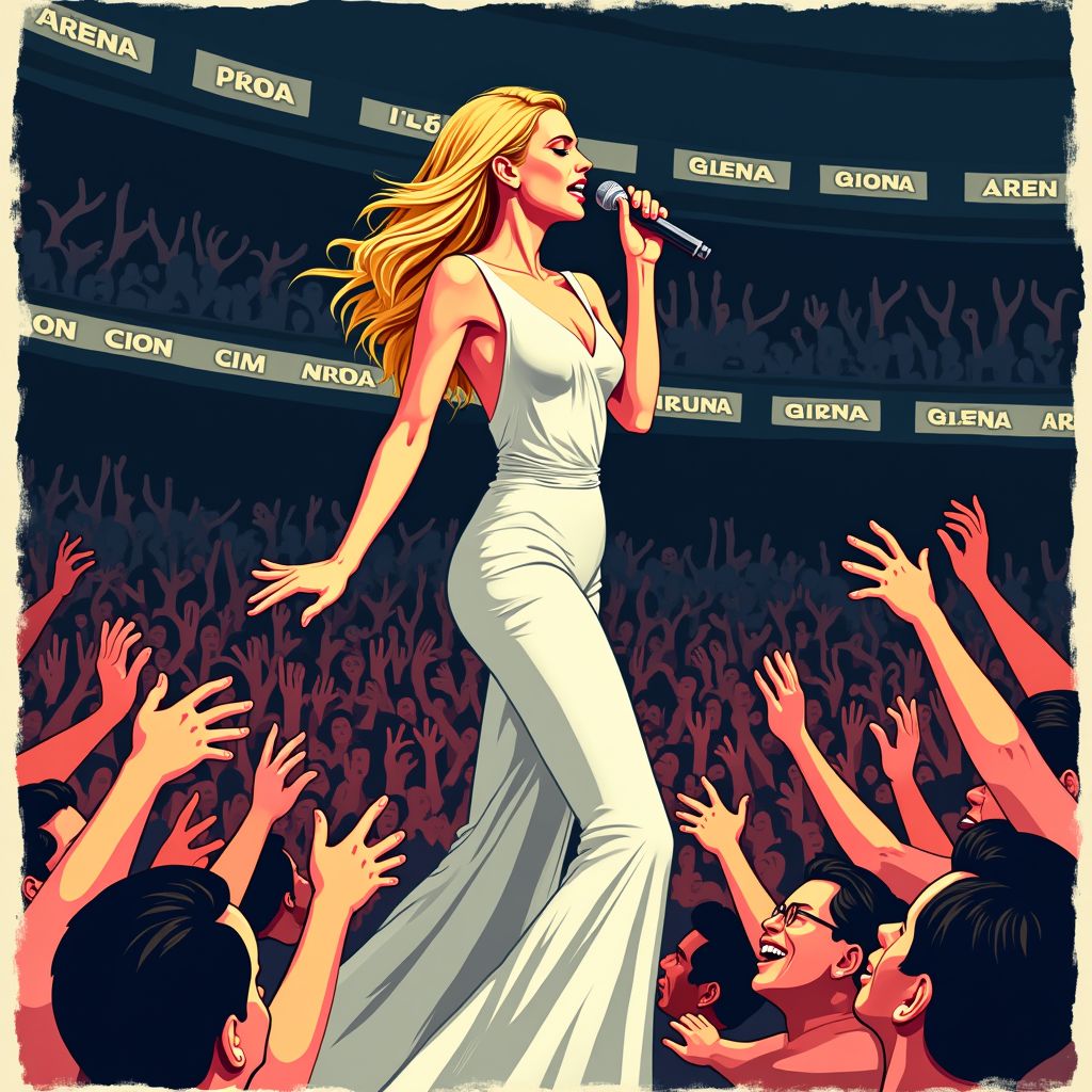 Celine Dion keert terug op het podium na zeldzame ziekte