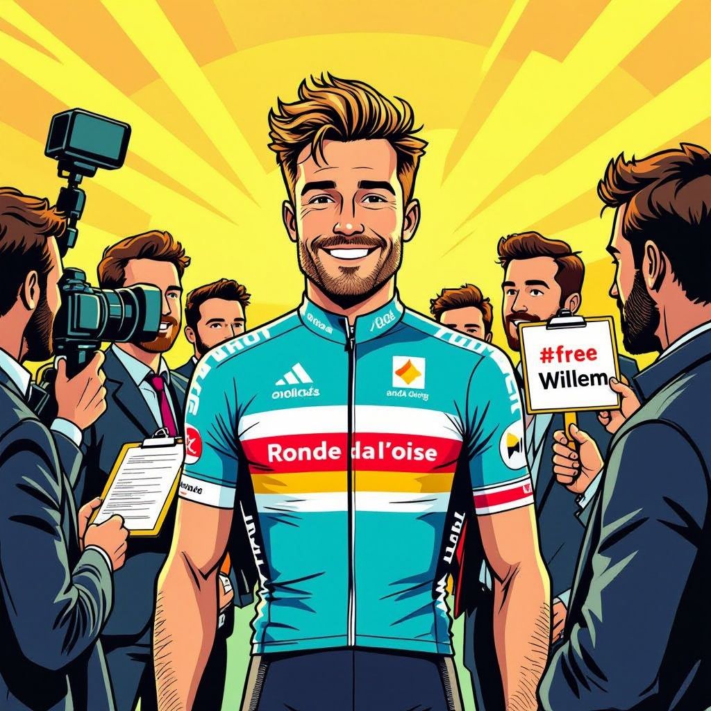 #freeWillem: van schip opnieuw uit koers na bidon in shirt