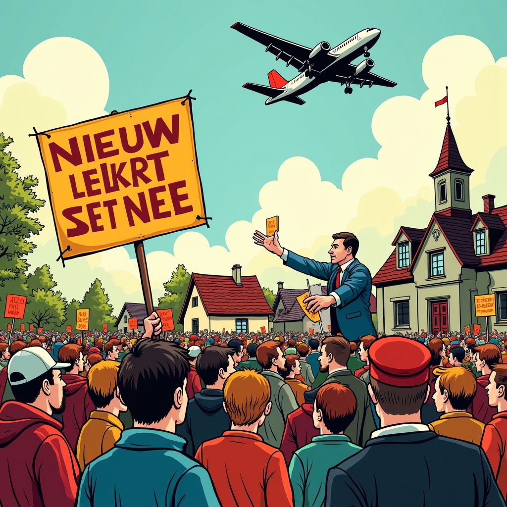 burgers in opstand tegen plan voor asielzoekerscentrum