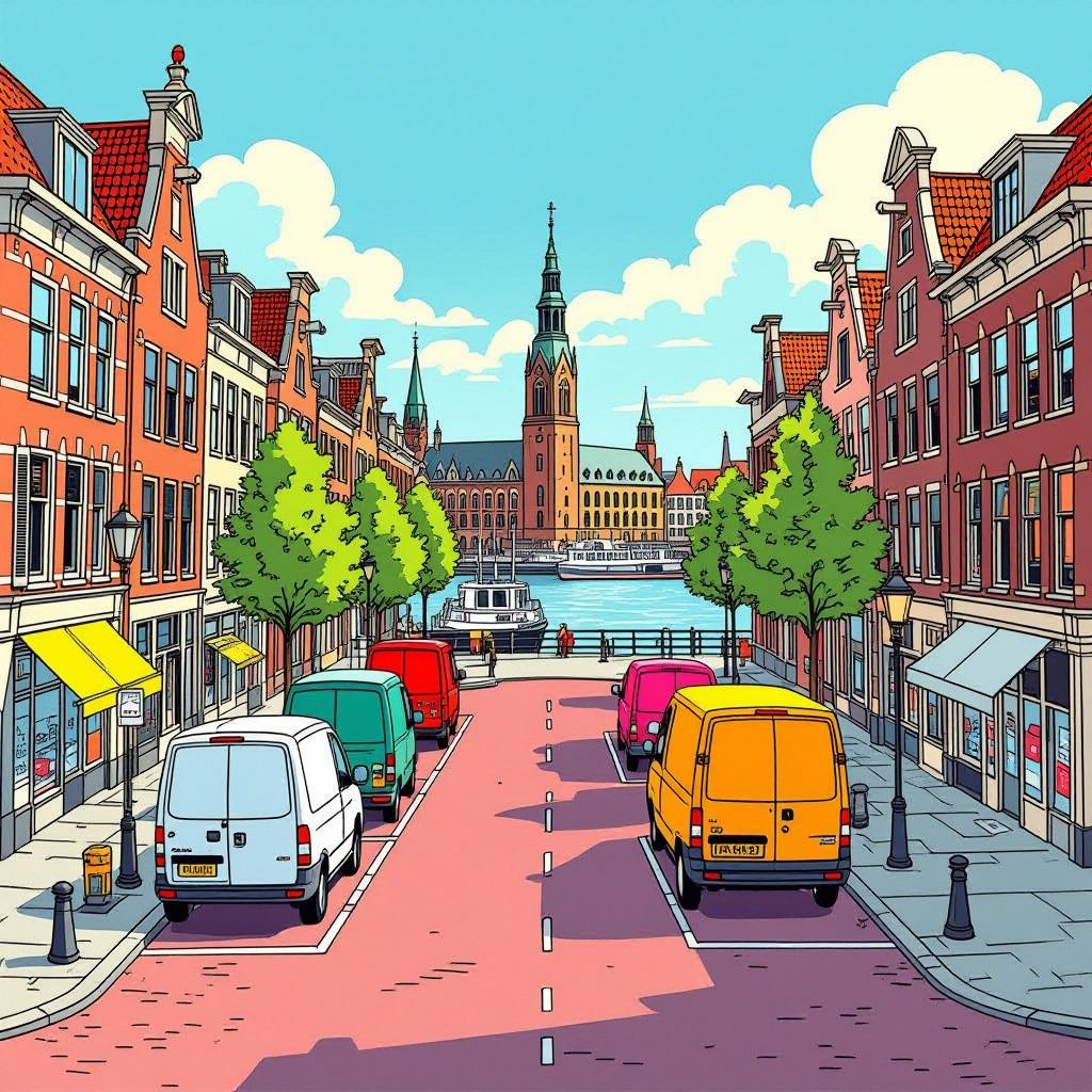 den haag pakt vrachtverkeer aan met slimme laadzones en bouwhub