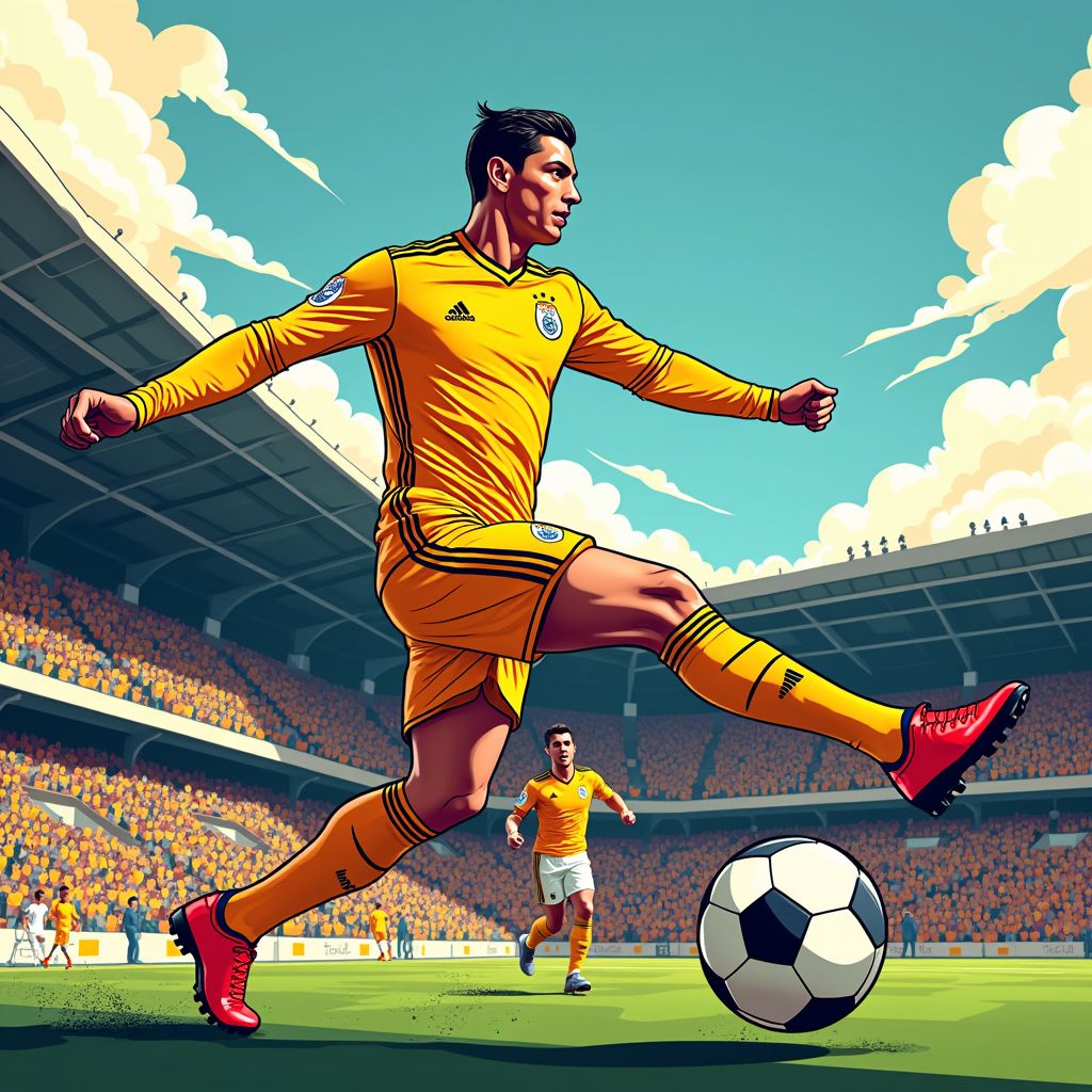 ronaldo breekt zijn stilte met een doelpunt