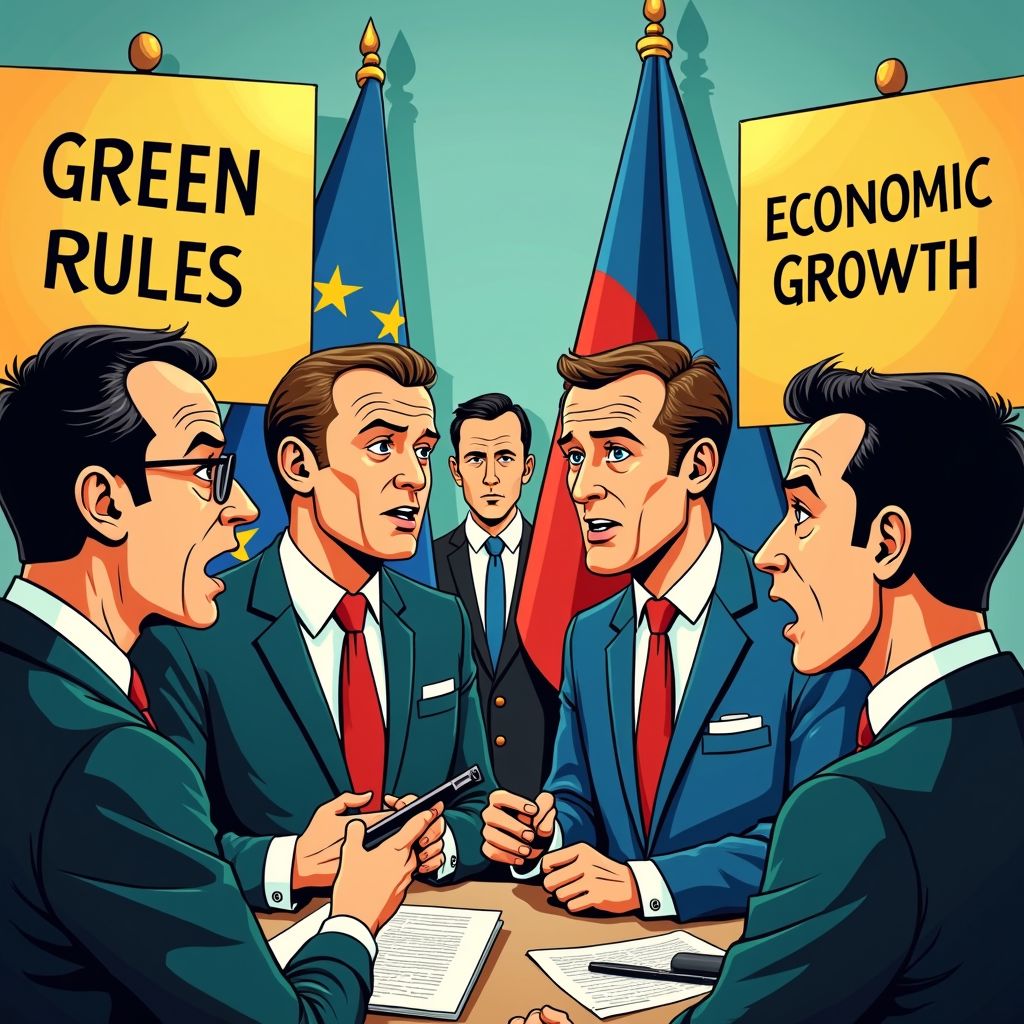 eu-leiders in twist over groene regels en economische groei