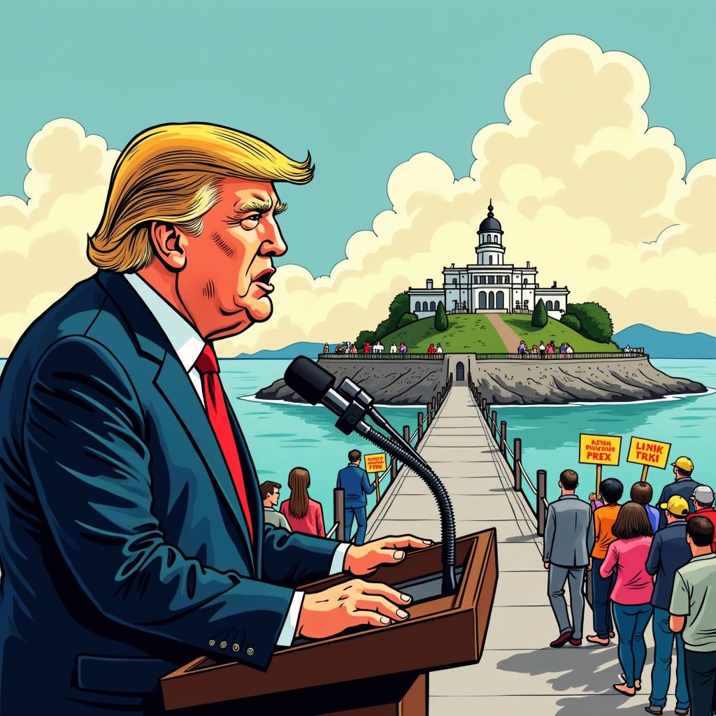 trump vraagt $152 miljoen om alcatraz weer een actieve gevangenis te maken