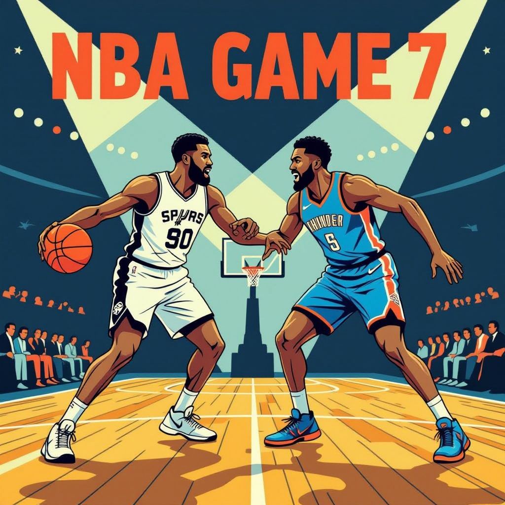 spurs en thunder spelen alles in game 7