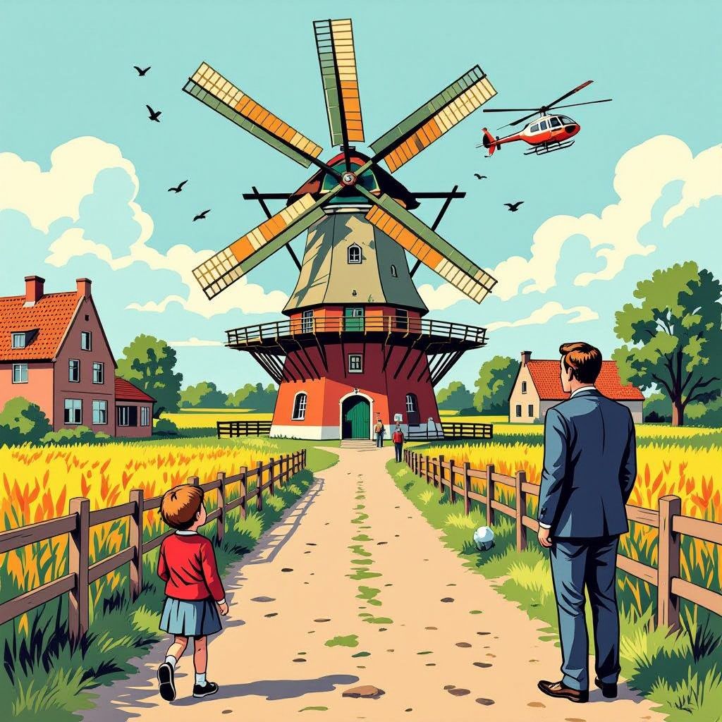 child hit by spinning windmill blade in utrecht village