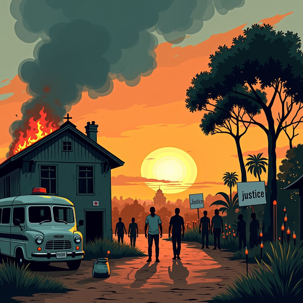 vrouw en baby levend verbrand na hekserijbeschuldiging in oost-india