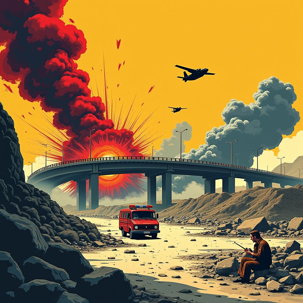 Amerikaans bombardement op brug in Karaj: 8 doden en 90 gewonden bij eskalerende conflicten