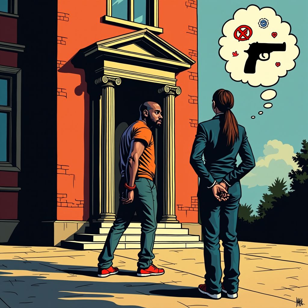 bekende rapper veroordeeld na bedreiging en gijzeling van moeder van zijn kind