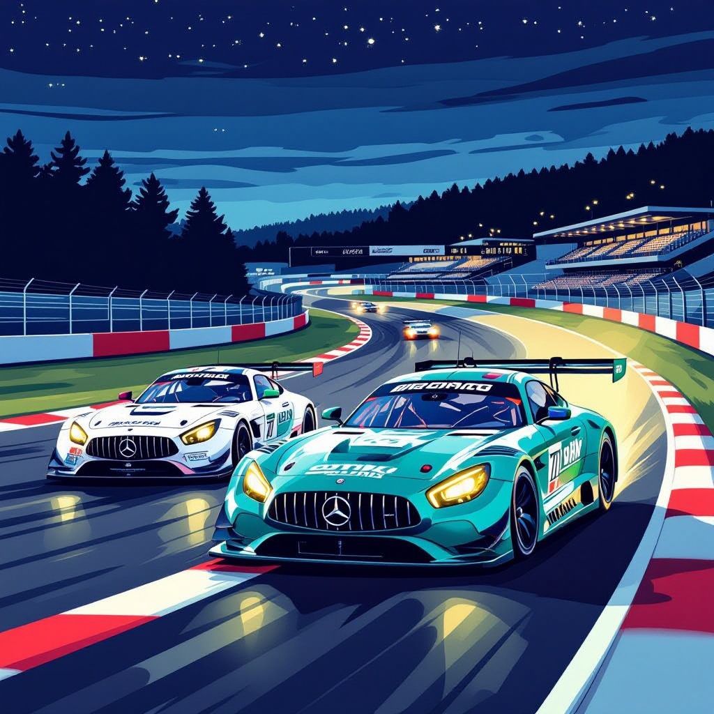 max verstappen rijdt nachtronde op de nordschleife