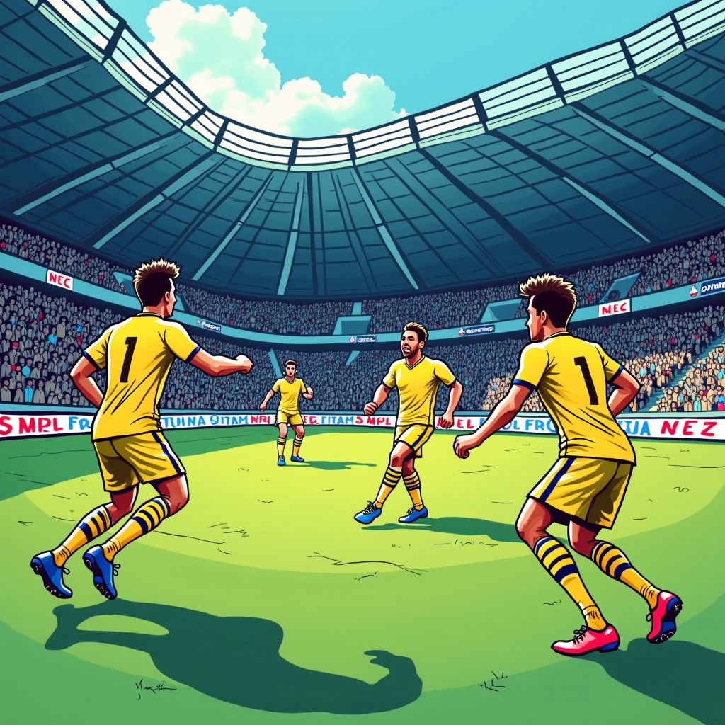 fortuna keert nederlandse krachtmeting om met explosieve tweede helft