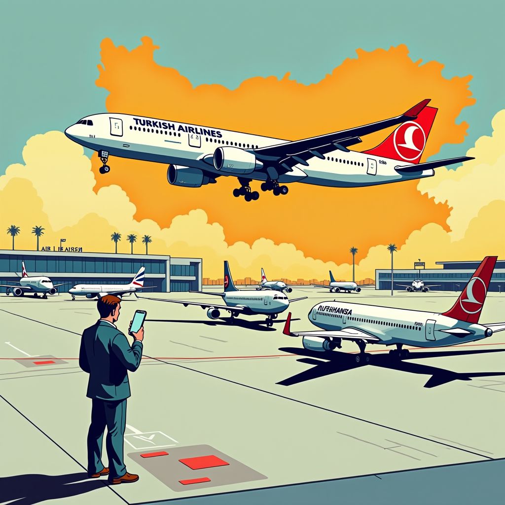 turkish airlines houdt koers richting iran ondanks regionale escalatie