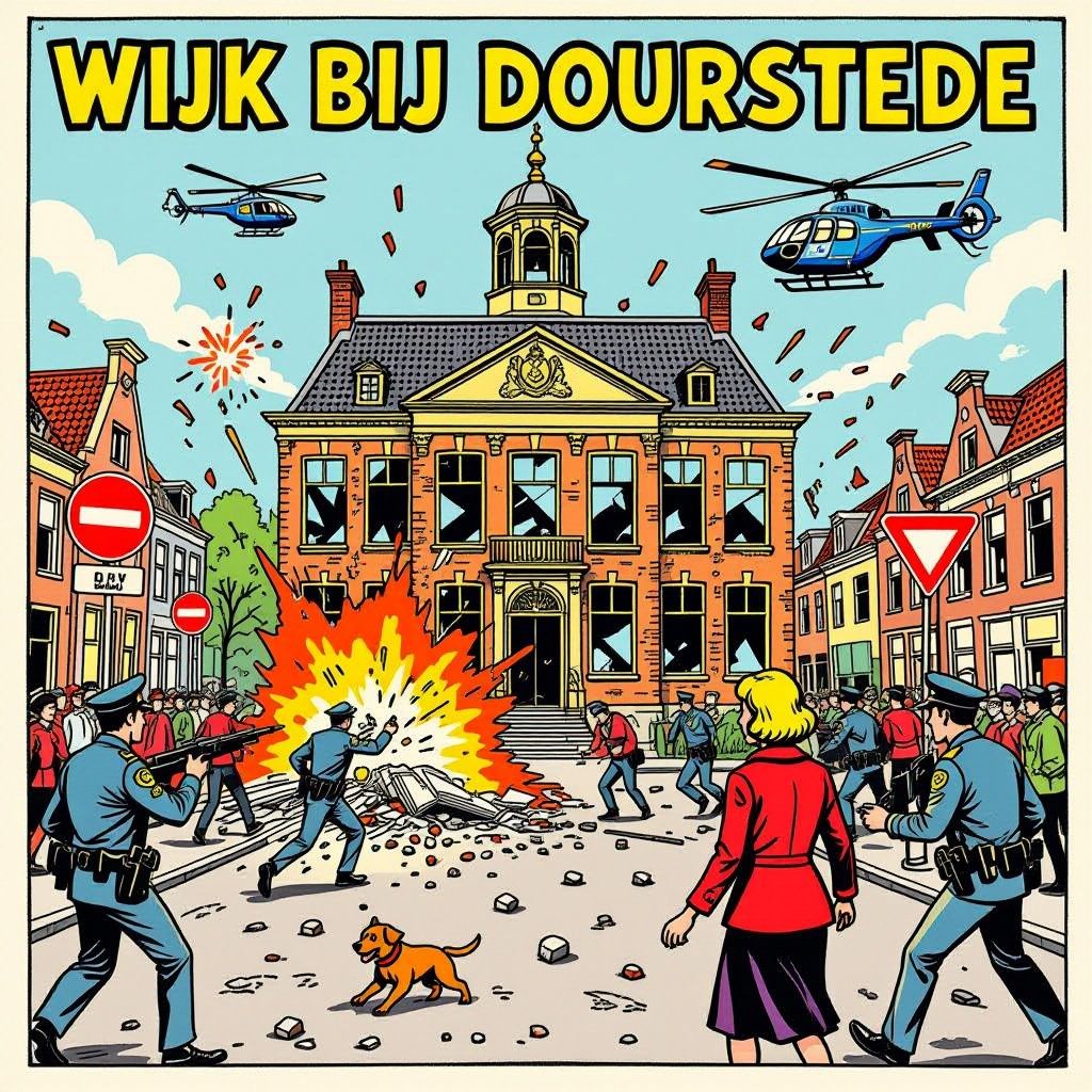 rellen in wijk bij duurstede: aanval op het gemeentehuis