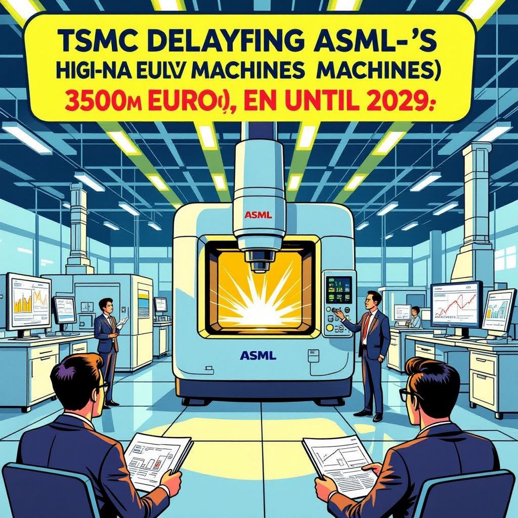 tsmc stelt duurste asml-machines uit tot 2029
