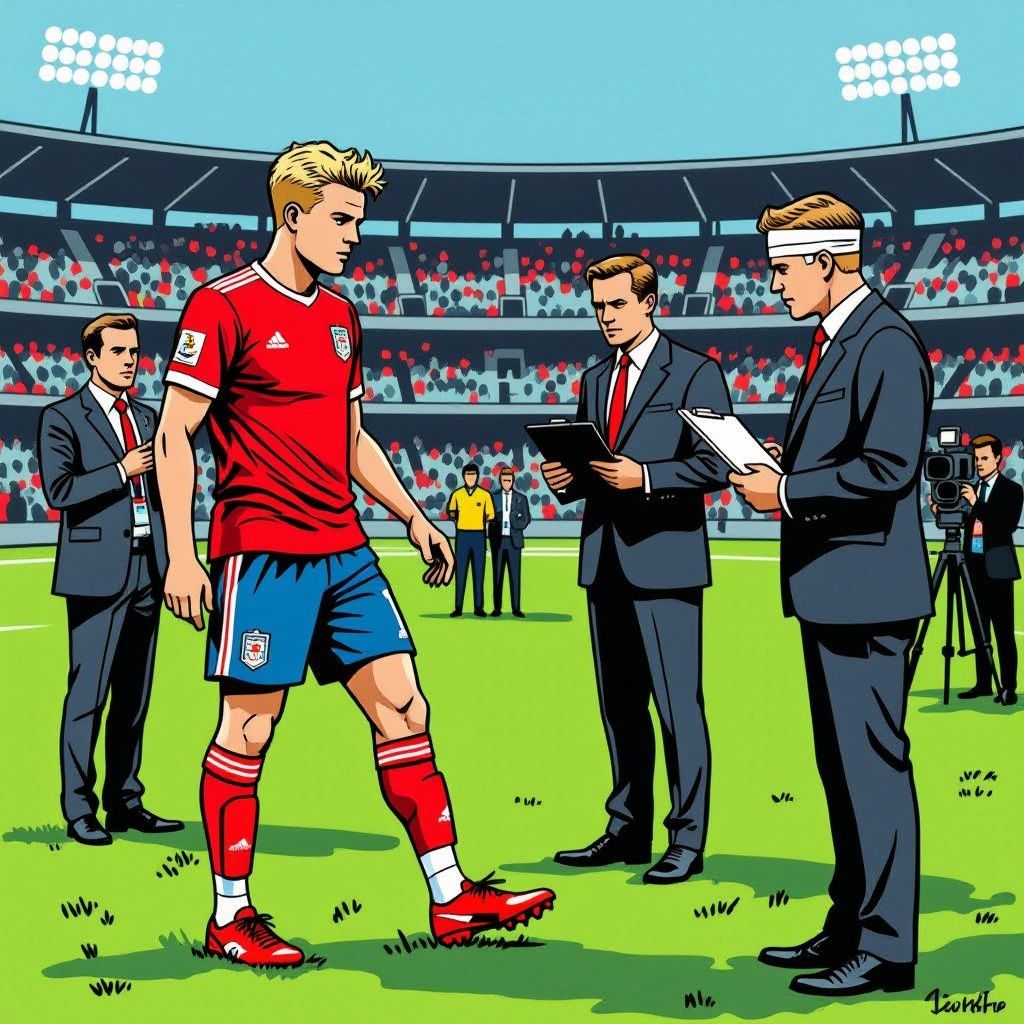 frenkie de jong onzeker voor cruciaal duel na trainingsbotsing